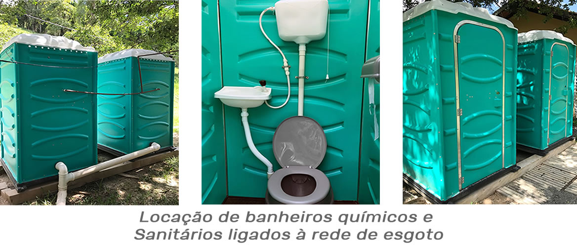 Locação de banheiro químicos